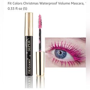 Fit Colors‎ Waterproof Pink Volumizing Mascara #5 0.35 oz. New In Packaging